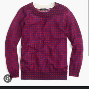 J. Crew Tippi sweater in houndstooth